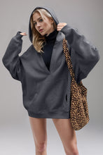 Load image into Gallery viewer, Basic Bae Air Scuba Kangaroo Pocket Long Sleeve Hoodie
