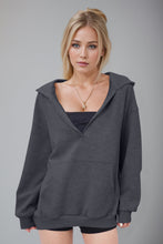 Load image into Gallery viewer, Basic Bae Air Scuba Kangaroo Pocket Long Sleeve Hoodie
