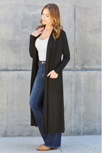 Load image into Gallery viewer, Basic Bae Full Size Open Front Long Sleeve Cover Up
