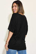 Load image into Gallery viewer, Basic Bae Full Size Bamboo V-Neck Drop Shoulder T-Shirt
