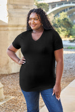 Load image into Gallery viewer, Basic Bae Bamboo Full Size  V-Neck Short Sleeve T-Shirt

