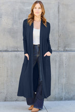 Load image into Gallery viewer, Basic Bae Full Size Open Front Long Sleeve Cover Up
