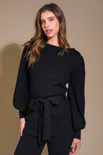 Load image into Gallery viewer, SMILE WHEN YOUR SAD WITH SWEATER TOP AND PANT SET
