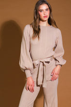 Load image into Gallery viewer, SMILE WHEN YOUR SAD WITH SWEATER TOP AND PANT SET
