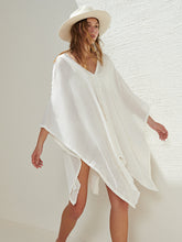 Load image into Gallery viewer, Ava Kimono - White Stripes
