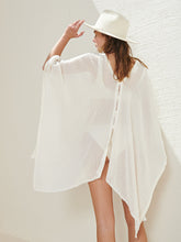 Load image into Gallery viewer, Ava Kimono - White Stripes
