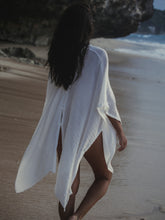 Load image into Gallery viewer, Ava Kimono - White Stripes
