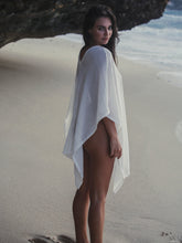 Load image into Gallery viewer, Ava Kimono - White Stripes
