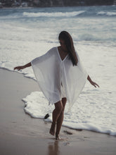 Load image into Gallery viewer, Ava Kimono - White Stripes
