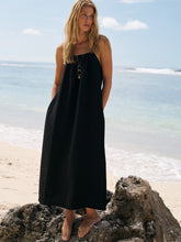 Load image into Gallery viewer, Bliss Flow Maxi Dress - Black
