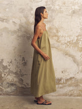 Load image into Gallery viewer, Bliss Flow Maxi Dress - Khaki Green
