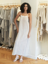 Load image into Gallery viewer, Canggu Maxi Dress - Natural With Stripes

