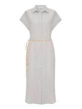 Load image into Gallery viewer, Zaya Shirt Dress - Baby Blue
