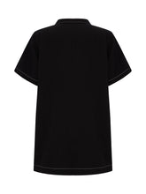 Load image into Gallery viewer, Mae Popover Mini Dress - Black
