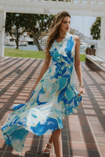 Load image into Gallery viewer, LA BEBE WOVEN SATIN MAXI DRESS

