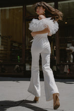 Load image into Gallery viewer, A POWER MOOD WHITE DENIM JUMPSUIT
