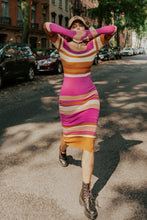 Load image into Gallery viewer, EVENING OF ELEGANCE SWEATER MIDI DRESS
