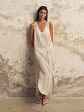 Load image into Gallery viewer, Day Break Dress - Natural With Stripes
