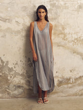 Load image into Gallery viewer, Day Break Dress - Navy With Stripes
