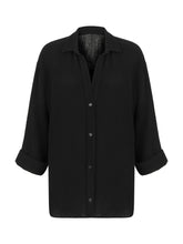 Load image into Gallery viewer, Echo Maxi Shirt - Black
