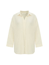 Load image into Gallery viewer, Echo Maxi Shirt - Gold Stripes
