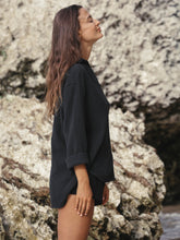Load image into Gallery viewer, Echo Maxi Shirt - Black
