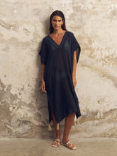 Load image into Gallery viewer, Ela Kaftan - Navy
