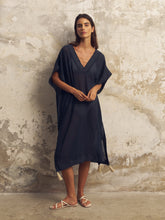 Load image into Gallery viewer, Ela Kaftan - Navy
