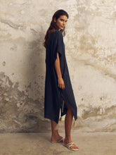 Load image into Gallery viewer, Ela Kaftan - Navy
