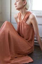 Load image into Gallery viewer, HAPPY TO BE HERE WOVEN MIDI DRESS
