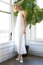 Load image into Gallery viewer, HAPPY TO BE HERE WOVEN MIDI DRESS
