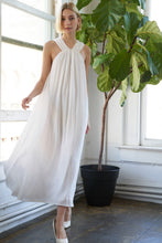 Load image into Gallery viewer, HAPPY TO BE HERE WOVEN MIDI DRESS
