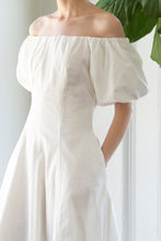 Load image into Gallery viewer, PROTECTING MY PEACE WOVEN MIDI DRESS
