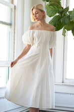 Load image into Gallery viewer, PROTECTING MY PEACE WOVEN MIDI DRESS
