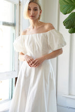 Load image into Gallery viewer, PROTECTING MY PEACE WOVEN MIDI DRESS
