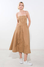 Load image into Gallery viewer, PROOF OF PERFECTION WOVEN MIDI DRESS
