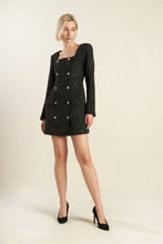 Load image into Gallery viewer, HEART UNBOUND TWEED MINI DRESS
