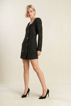 Load image into Gallery viewer, HEART UNBOUND TWEED MINI DRESS
