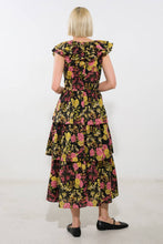 Load image into Gallery viewer, GRACEFUL GATHERING WOVEN MIDI DRESS
