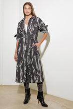 Load image into Gallery viewer, HERE &amp; NOW WOVEN DENIM MIDI SHIRT DRESS
