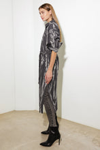 Load image into Gallery viewer, HERE &amp; NOW WOVEN DENIM MIDI SHIRT DRESS
