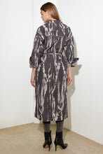 Load image into Gallery viewer, HERE &amp; NOW WOVEN DENIM MIDI SHIRT DRESS
