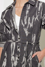 Load image into Gallery viewer, HERE &amp; NOW WOVEN DENIM MIDI SHIRT DRESS
