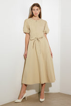 Load image into Gallery viewer, WHAT DO YOU MEAN WOVEN MIDI DRESS
