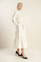 Load image into Gallery viewer, ANYTIME NOW WOVEN TWILL MIDI DRESS

