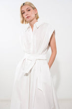 Load image into Gallery viewer, DEEPER CONNECTION WOVEN MIDI DRESS
