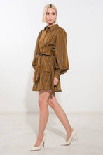 Load image into Gallery viewer, GIVE IT A GO WOVEN MINI DRESS

