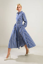 Load image into Gallery viewer, PETAL POWER MIDI SHIRT DRESS
