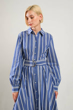 Load image into Gallery viewer, PETAL POWER MIDI SHIRT DRESS
