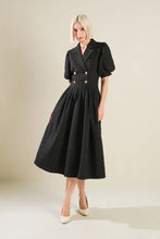 Load image into Gallery viewer, CONSTANTLY TRENDY WOVEN MIDI DRESS
